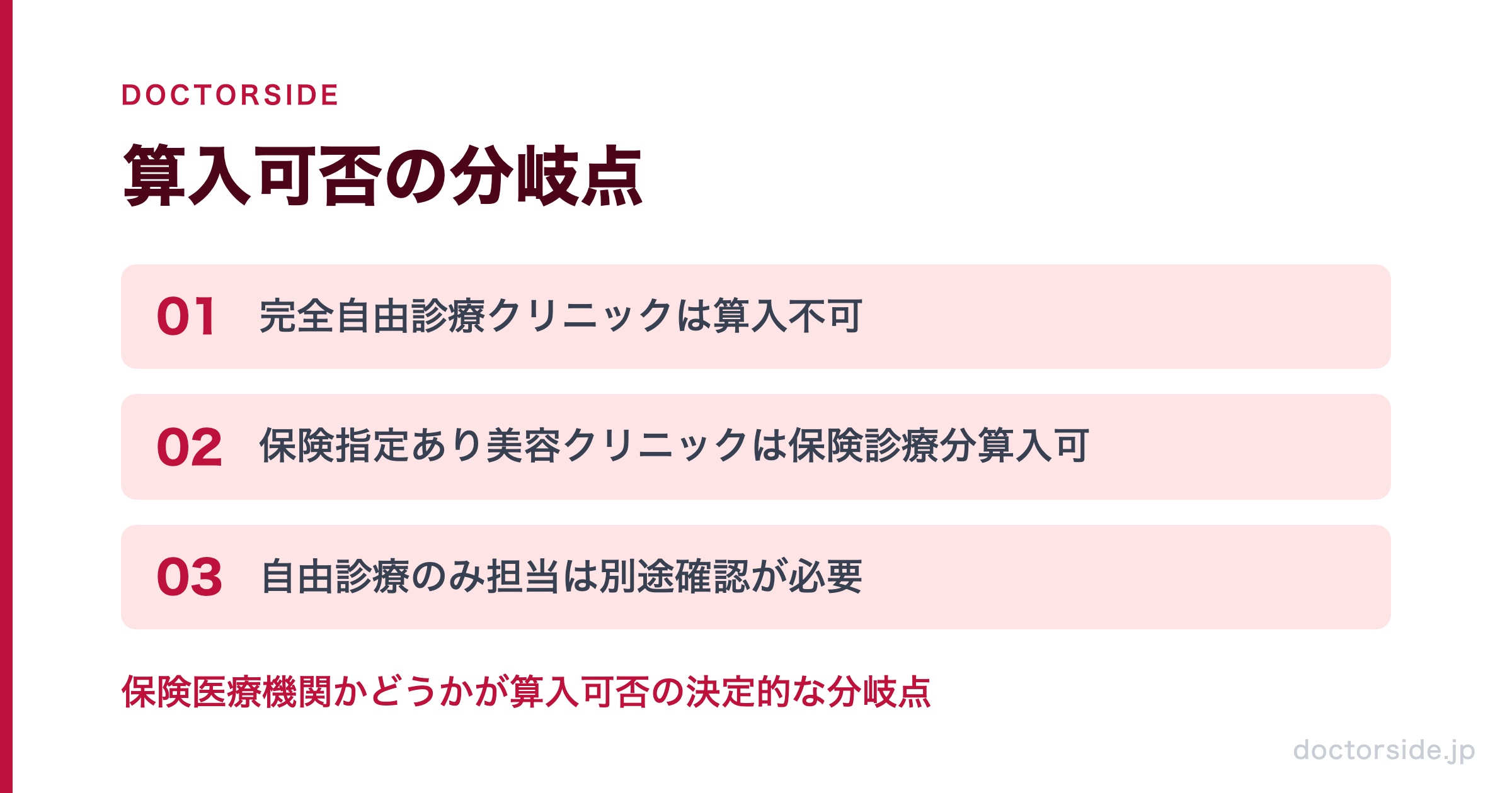 算入可否の分岐点