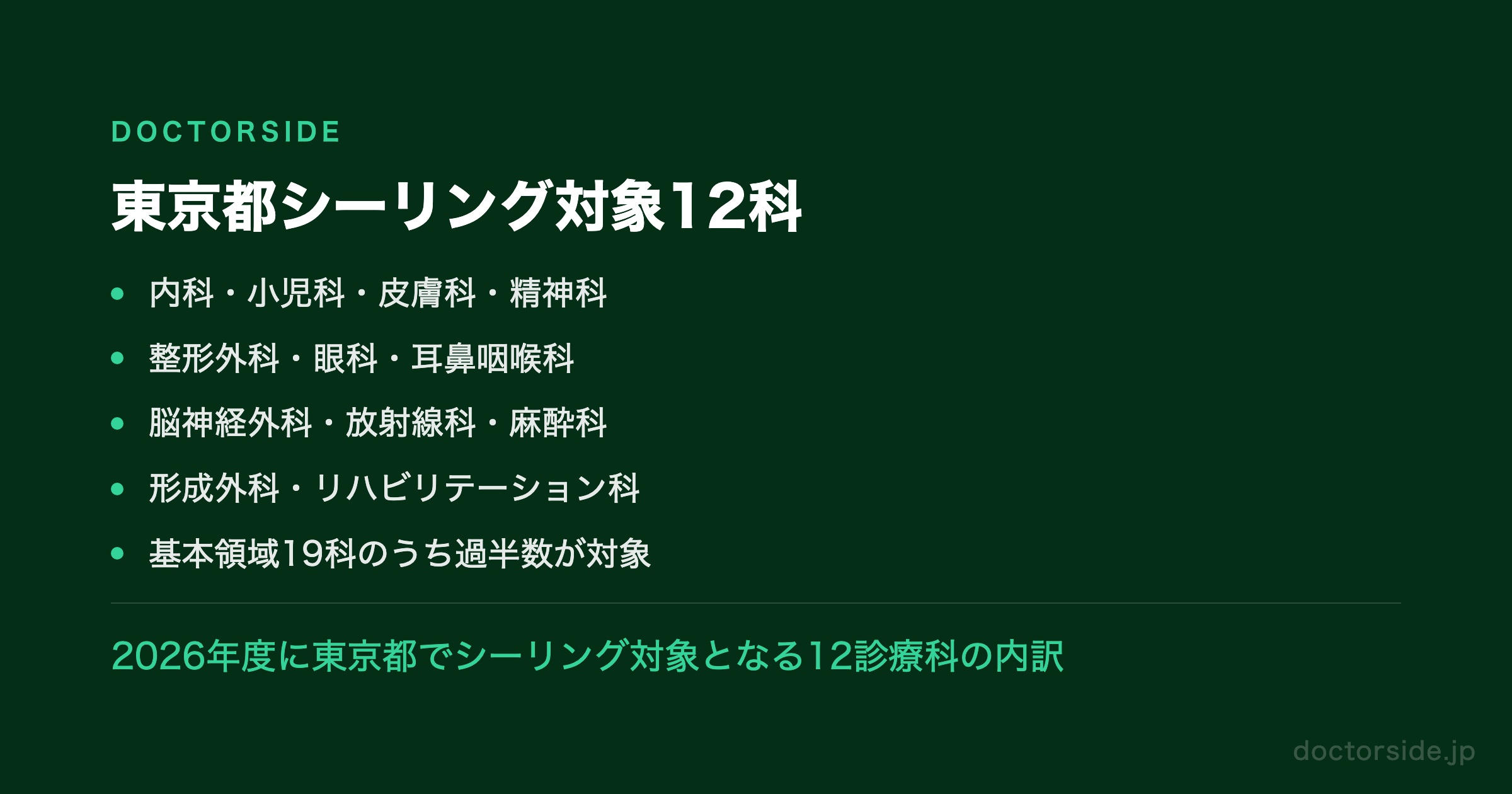 東京都シーリング対象12科